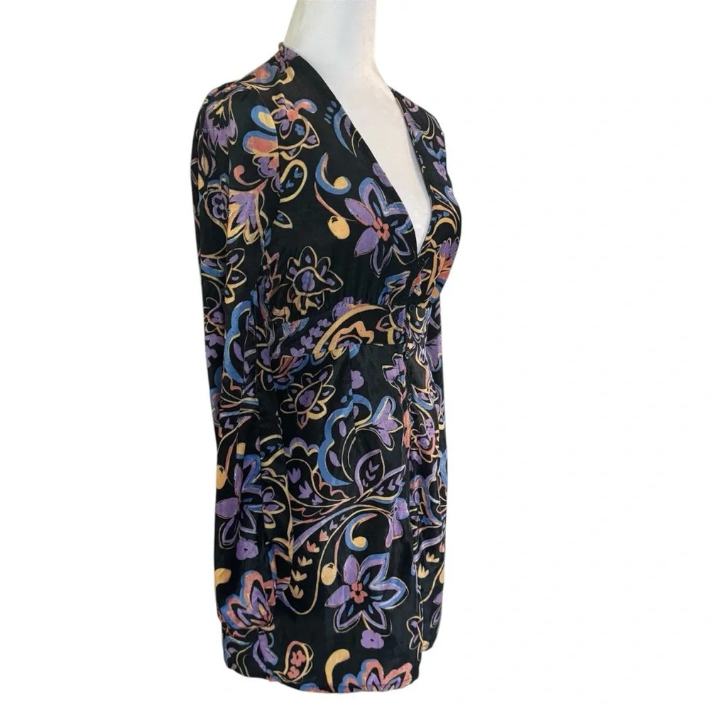 Nasty Gal Button Front Floral Mini Dress – Medium – NWT - Picture 5 of 10